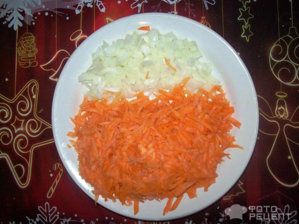 нашинкованная морковь