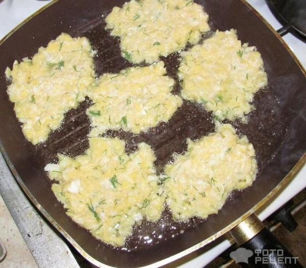 Драники с овощами фото