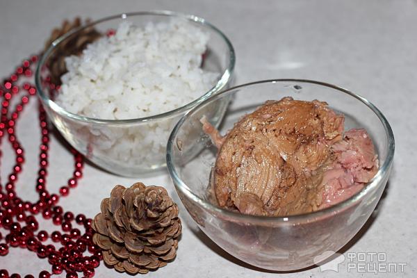 Салат «Снегирь на ветке» — пошаговый рецепт с фото приготовления новогоднего блюда