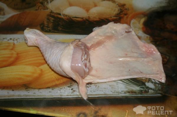 Фаршированная голень курицы с грибами - пошаговый рецепт с фото на autokoreazap.ru