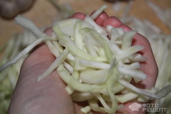 Салат из свежей капусты с овощами фото