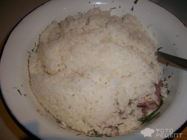 Курица с рисом в рукаве фото