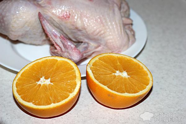 Курица с апельсинами фото