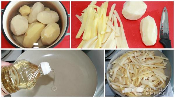 Картошка с грибами в чесночном соусе, пошаговый рецепт на ккал, фото, ингредиенты - lenusik