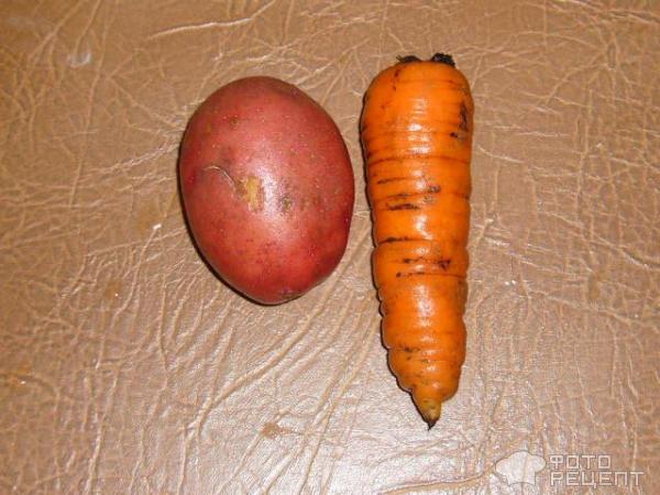 Пюре для грудничка из картофеля и моркови в пароварке фото