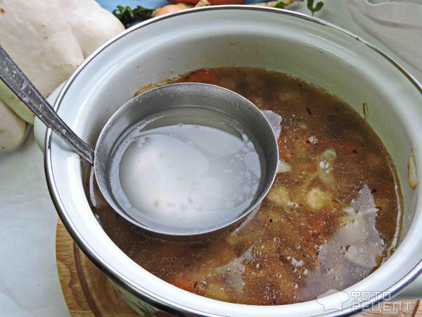 Овощной суп пюре из патиссонов фото