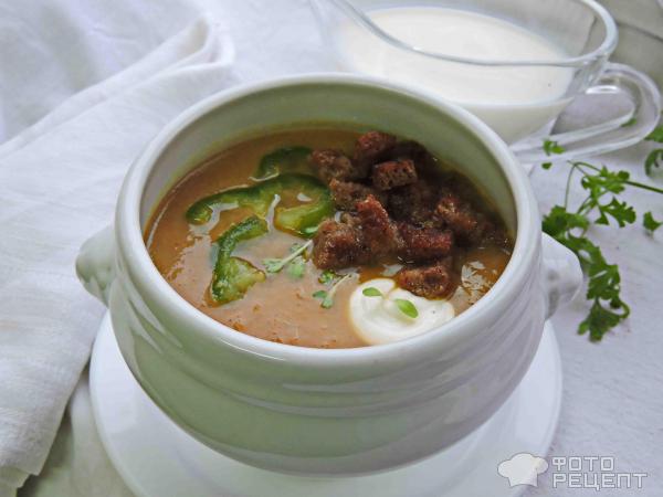 Овощной суп пюре из патиссонов фото