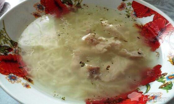 Суп лапша из индейки фото