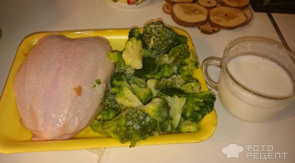 Куриное филе с брокколи фото