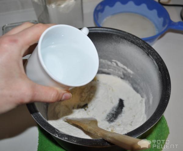 Хлеб дрожжевой на питьевом йогурте, с отрубями фото