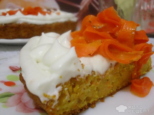 Морковный торт Капелька фото