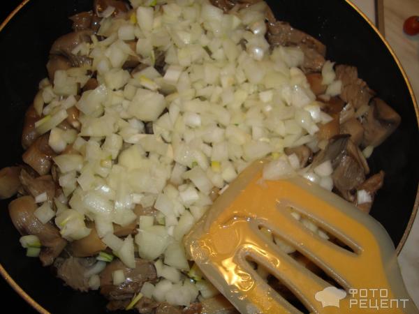 Картошка с жареными грибами фото