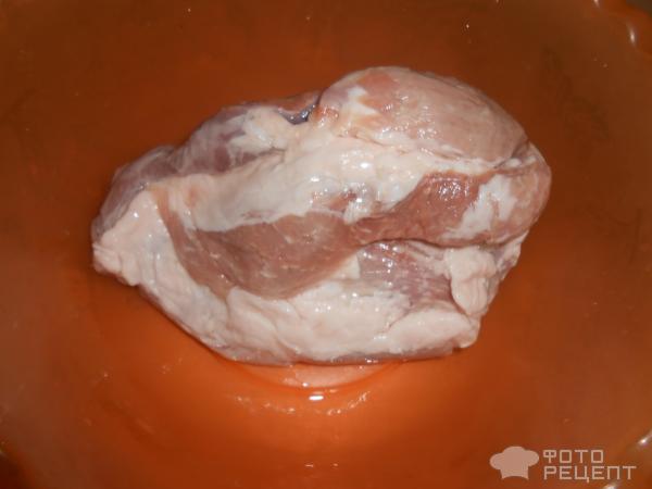 Буженина из свиной корейки фото