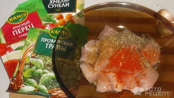 Картофель с курицей запеченный в рукаве фото