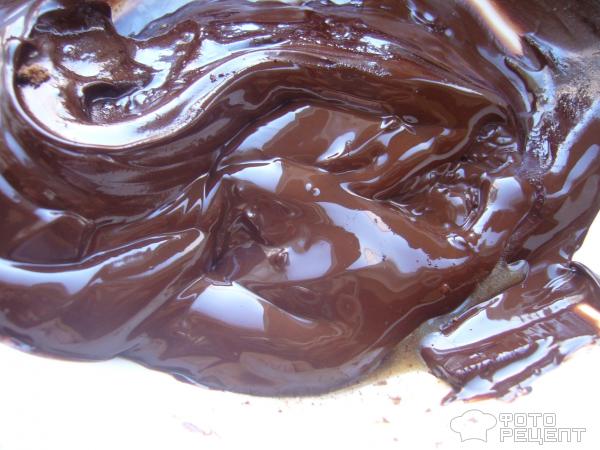 Шоколадно-творожный пирог фото