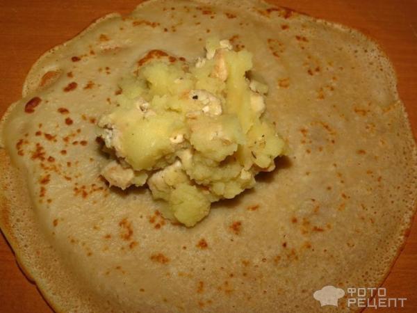 Блинные мешочки фото