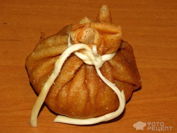 Блинные мешочки фото