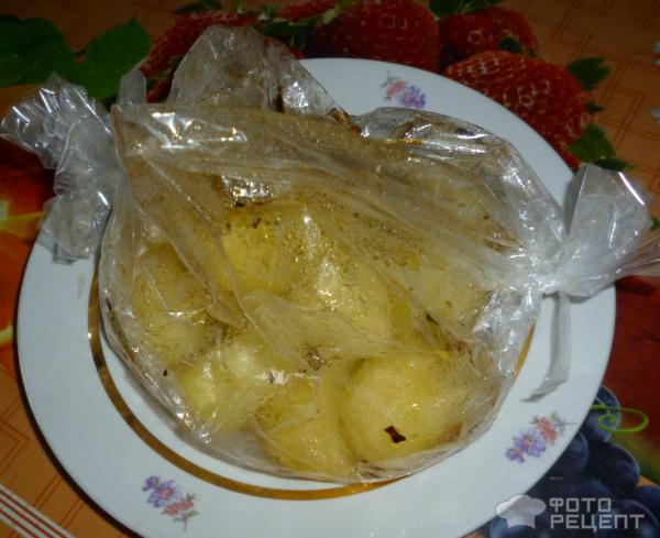 Картофель в рукаве фото