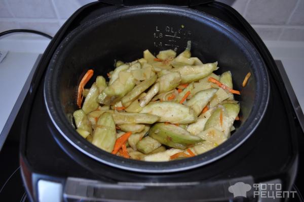 Рецепт: Баклажаны с картофелем по-китайски | В мультиварке.