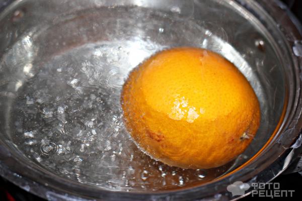 Апельсиновый бисквит фото