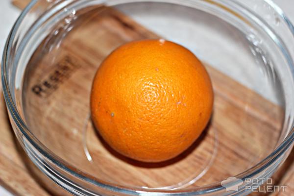 Апельсиновый бисквит фото