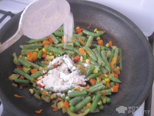 Куриное филе в томатно-соевом соесе с овощами фото