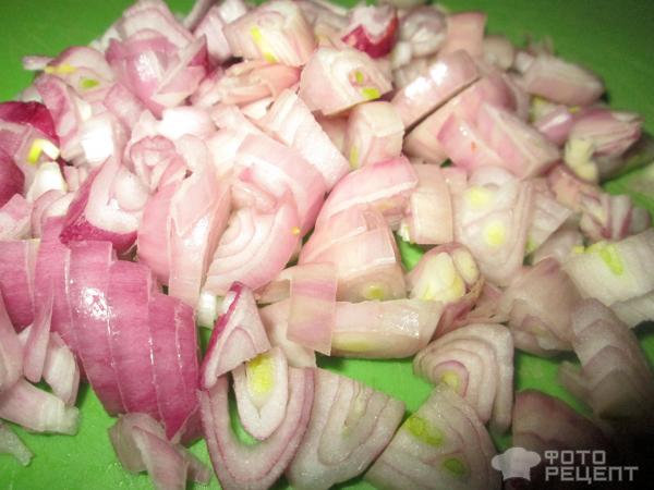 Запеченный картофель с луком-фри фото
