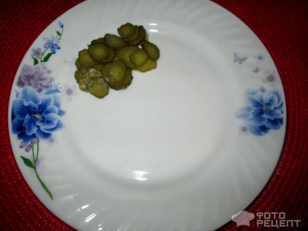 Запеченный картофель с луком-фри фото