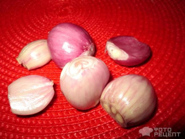 Запеченный картофель с луком-фри фото