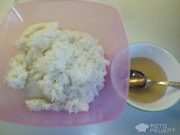 Готовый рис и заправка для риса
