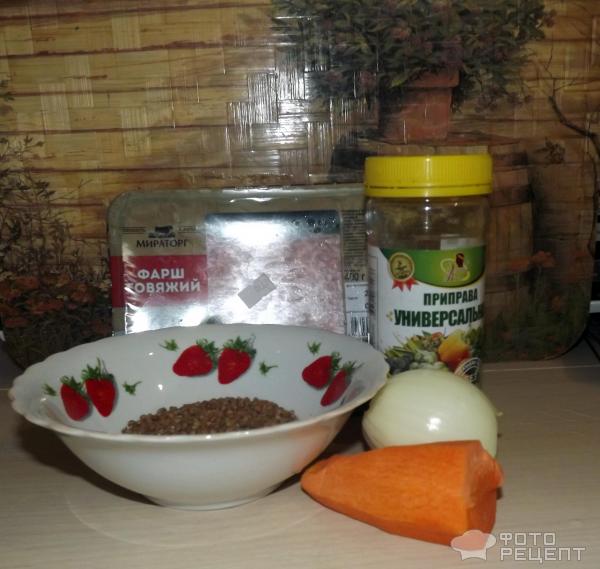 Тефтели с гречкой фото
