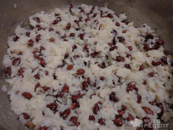 Рис с красной фасолью фото