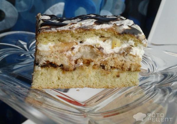 Торт Нежный Поцелуй со сливочно-сметанным кремом и малиновым конфи простой рецепт пошаговый