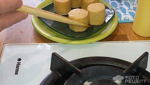 Коробочки тофу с мясной начинкой фото