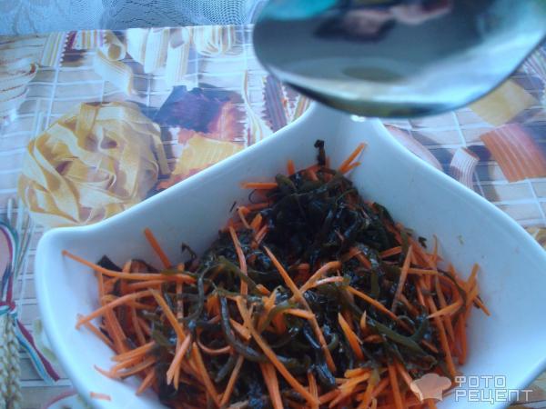 Салат из морской капусты с морковью фото