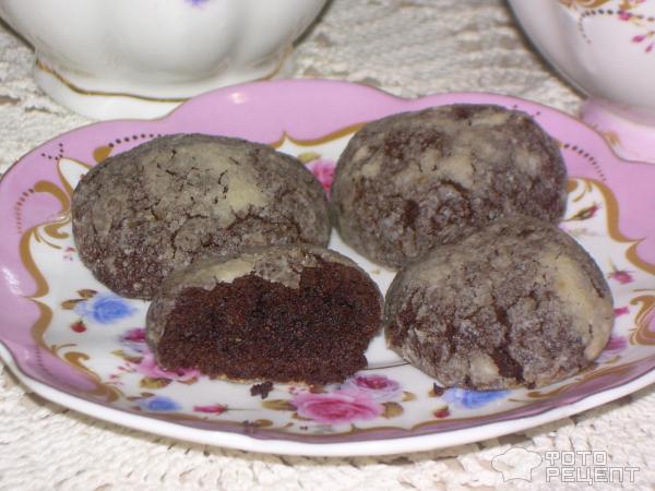 Шоколадное печенье Трещинки фото