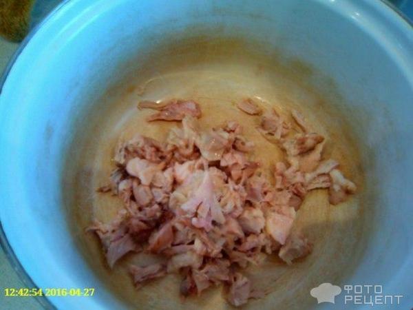 Суп куриный с овощами и зеленью фото