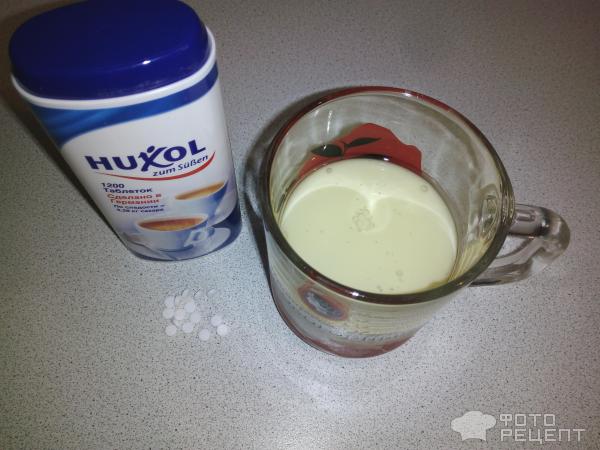молоко, масло и сахарозаменитель