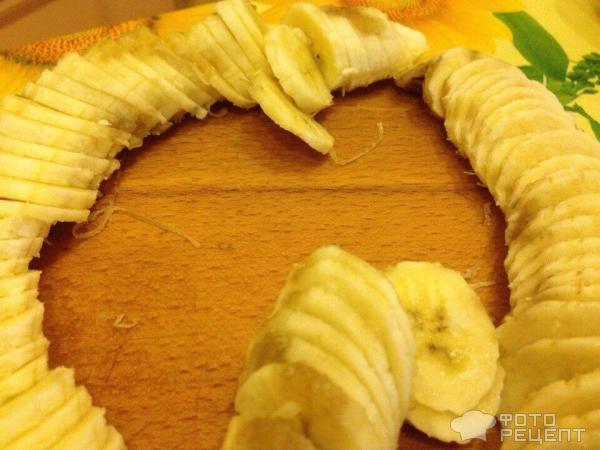 Творожно-банановый пирог фото