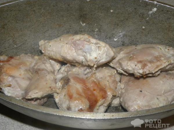 Куриные бедрышки запеченные с картошкой фото