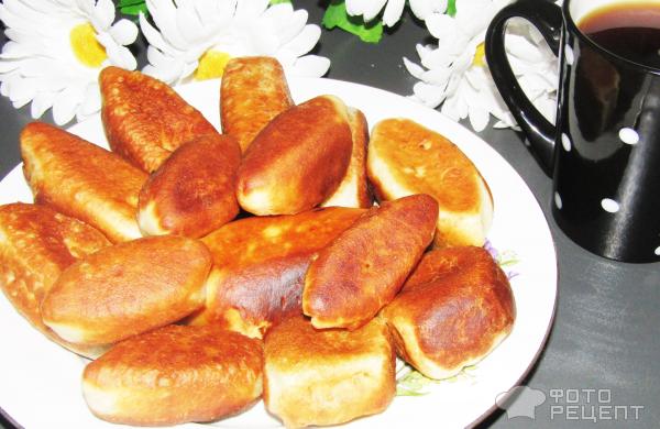 Жареные пирожки с картофелем фото