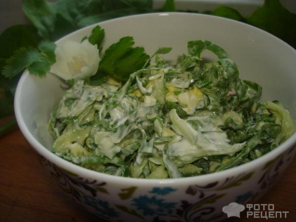 салат из шпината рецепт