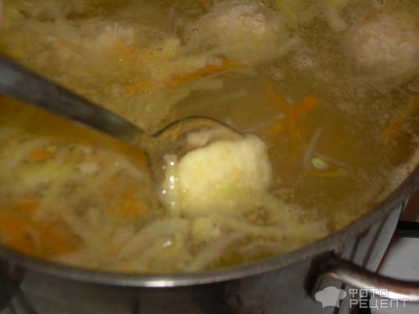 Фрикаделевый суп фото