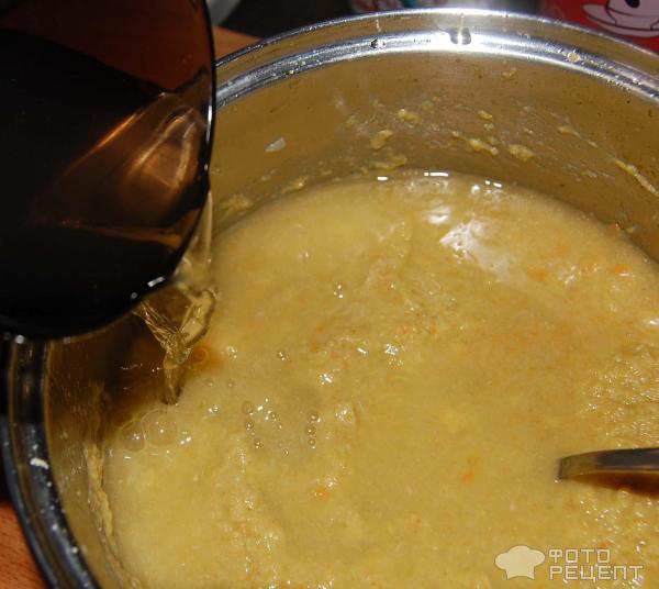 Овощной суп-пюре с курицей фото