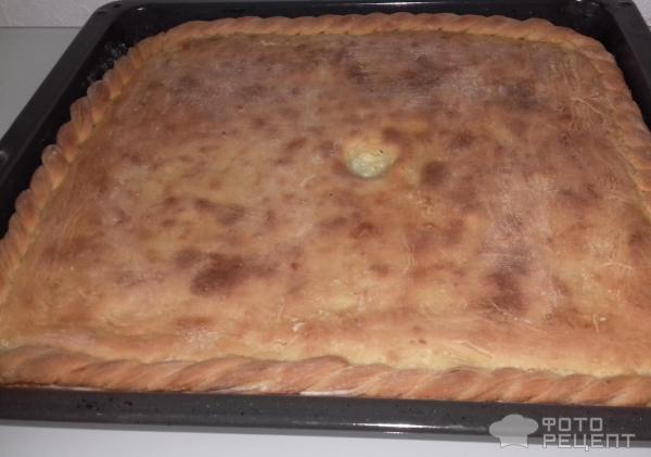 Пирог с картошкой в духовке из дрожжевого теста пошаговый рецепт с фото домашних условиях