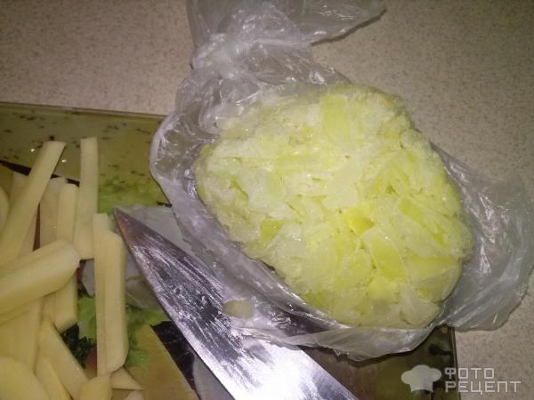 Жареная картошка с кунжутом