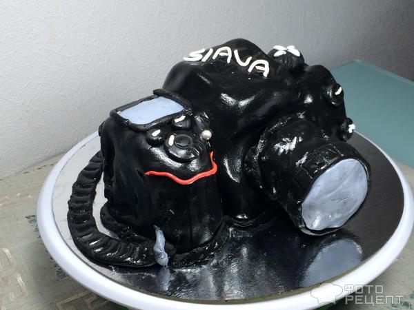 Торт бисквитный Фотоаппарат