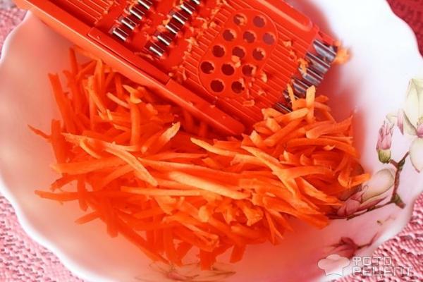 Салат из моркови и свеклы по-корейски фото