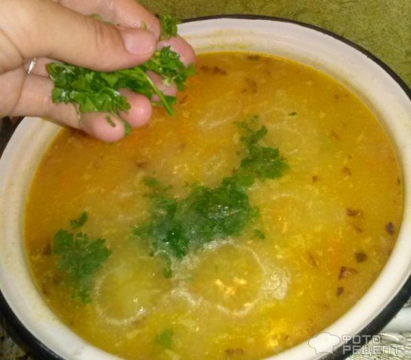 Суп с кукурузной крупой