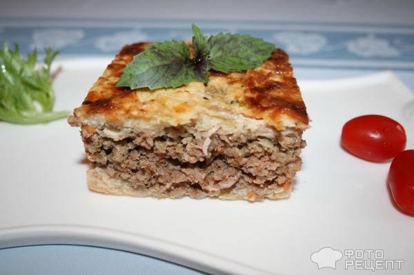 мясная запеканка с капустой и сыром